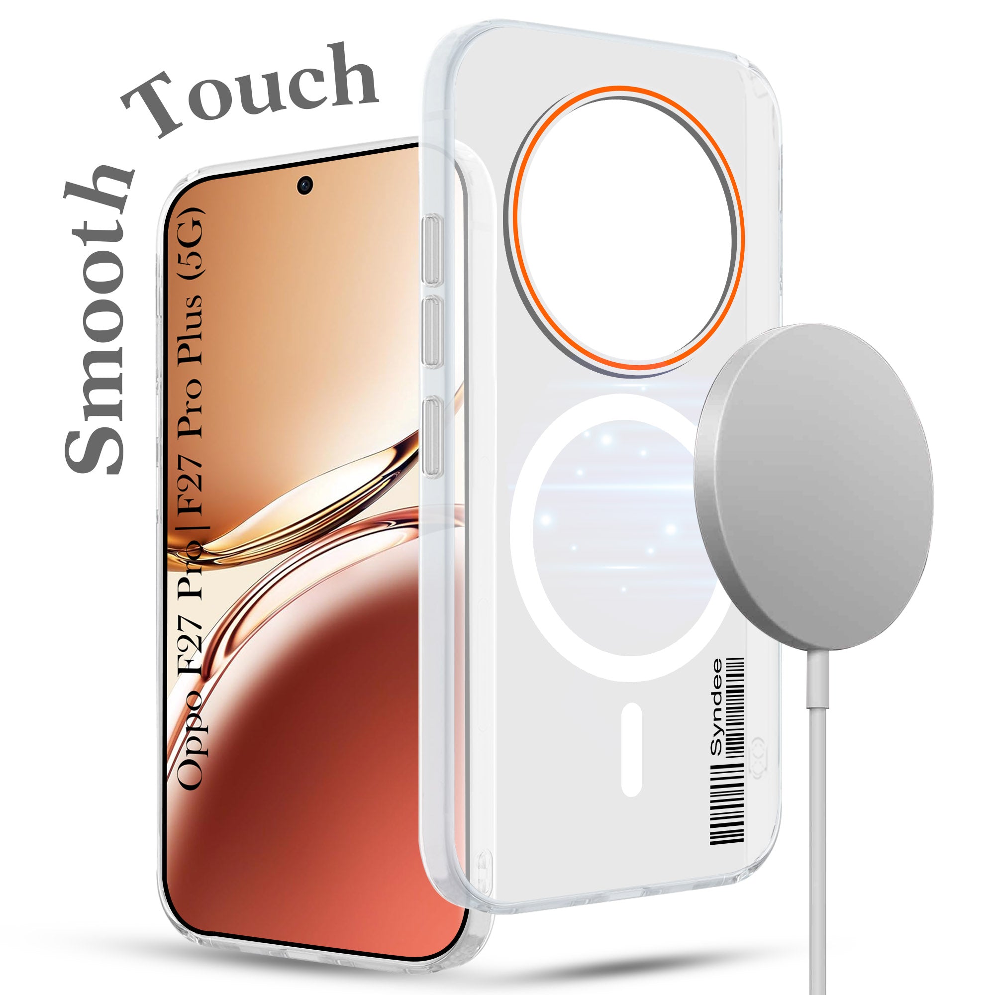 For Oppo F27 Pro | Oppo F27 Pro Plus Back Cover Case (Soft Touch | Camera Bump Protection | MagSafe Compatible | Matte Finish)