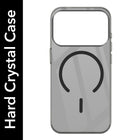 For Apple iPhone 18 Pro Back Cover Case Crystal Anti Yellow (MagSafe Wireless Charging Support |Camera Protection Bump)