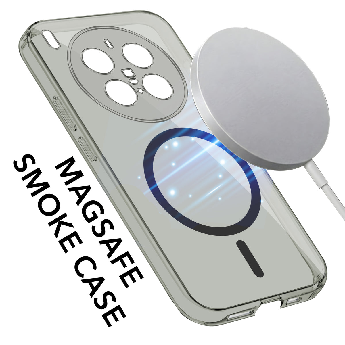 For Vivo X300 Pro Back Cover Case Lifetime Anti-Yellow MagSafe Compatible Clear (Sleek Hard Crystal | Shockproof and Camera Protection)