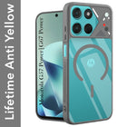For Motorola Moto G67 Power | G57 Power Back Cover Case Lifetime Anti-Yellow Clear (Camera Protection | Side Grip | Wireless MagSafe Compatible)
