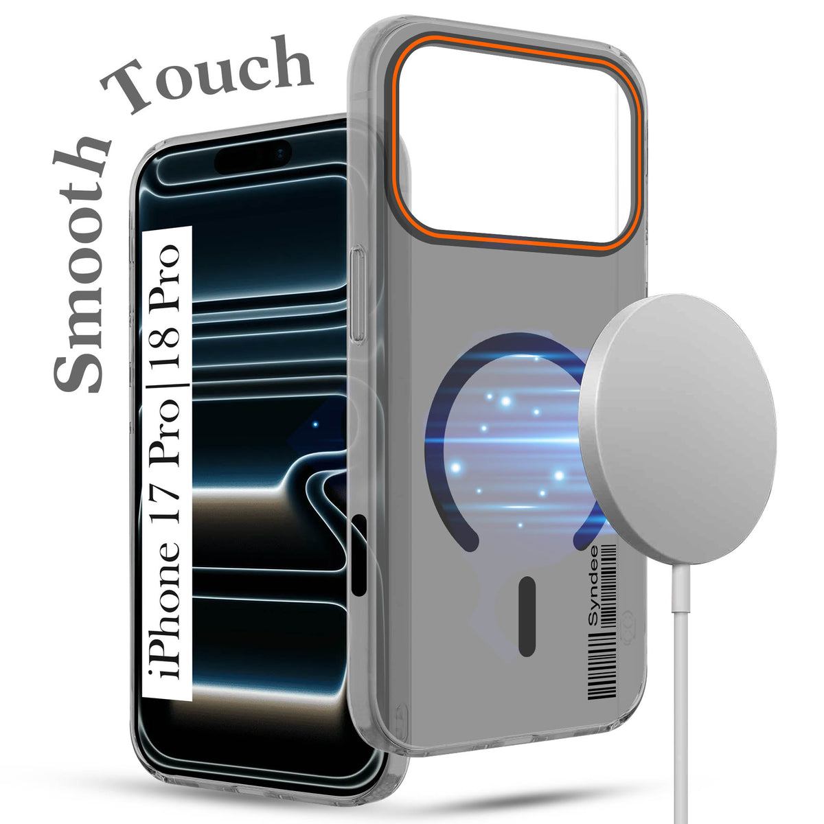 For iPhone 17 Pro | iPhone 18 Pro Back Cover Case (Soft Touch | Camera Bump Protection | MagSafe Compatible | Matte Finish)