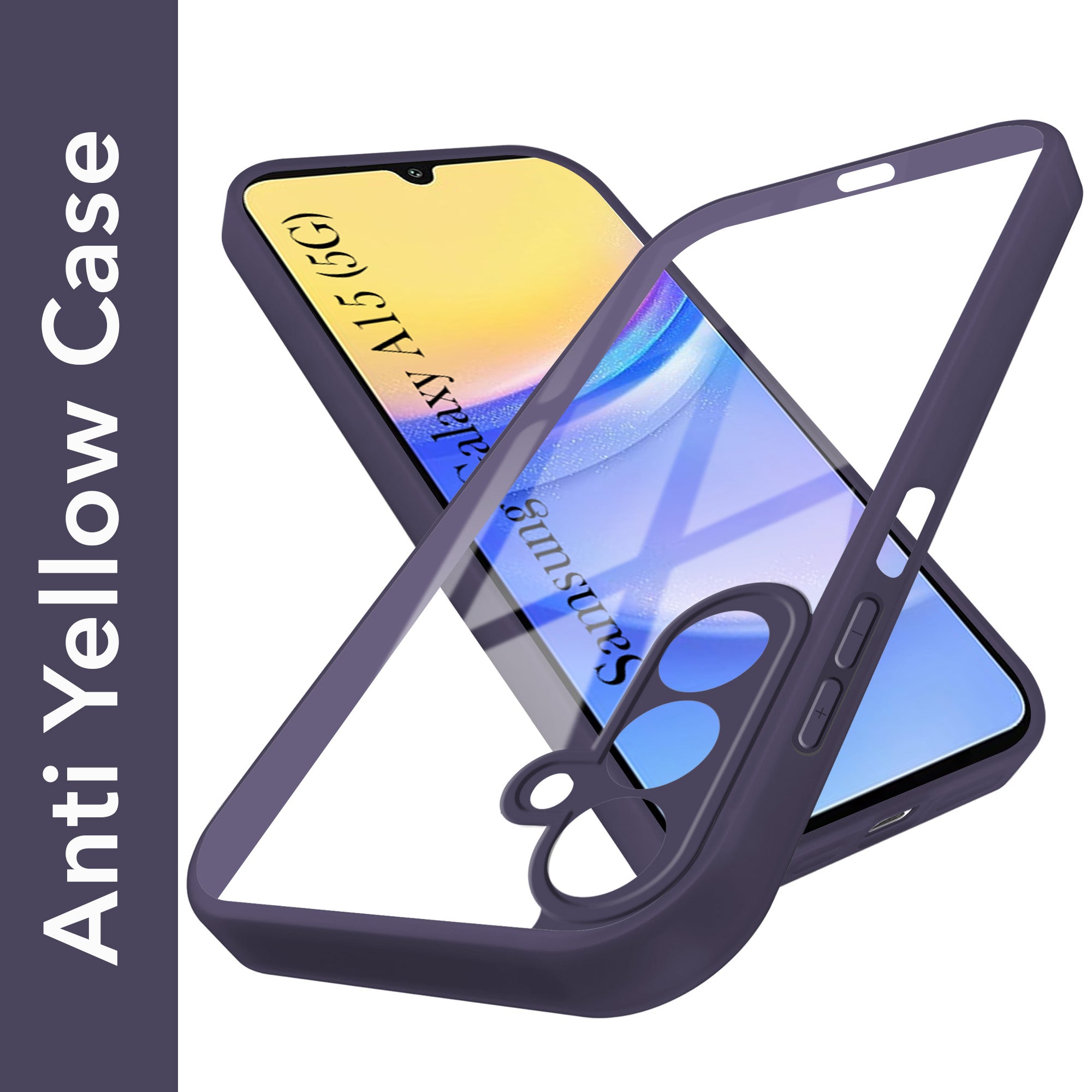 For Samsung Galaxy A15 5G Back Cover Case Ultra-Hybrid (Lifetime Anti Yellow | Anti Scratch | Crystal Clear Shockproof)