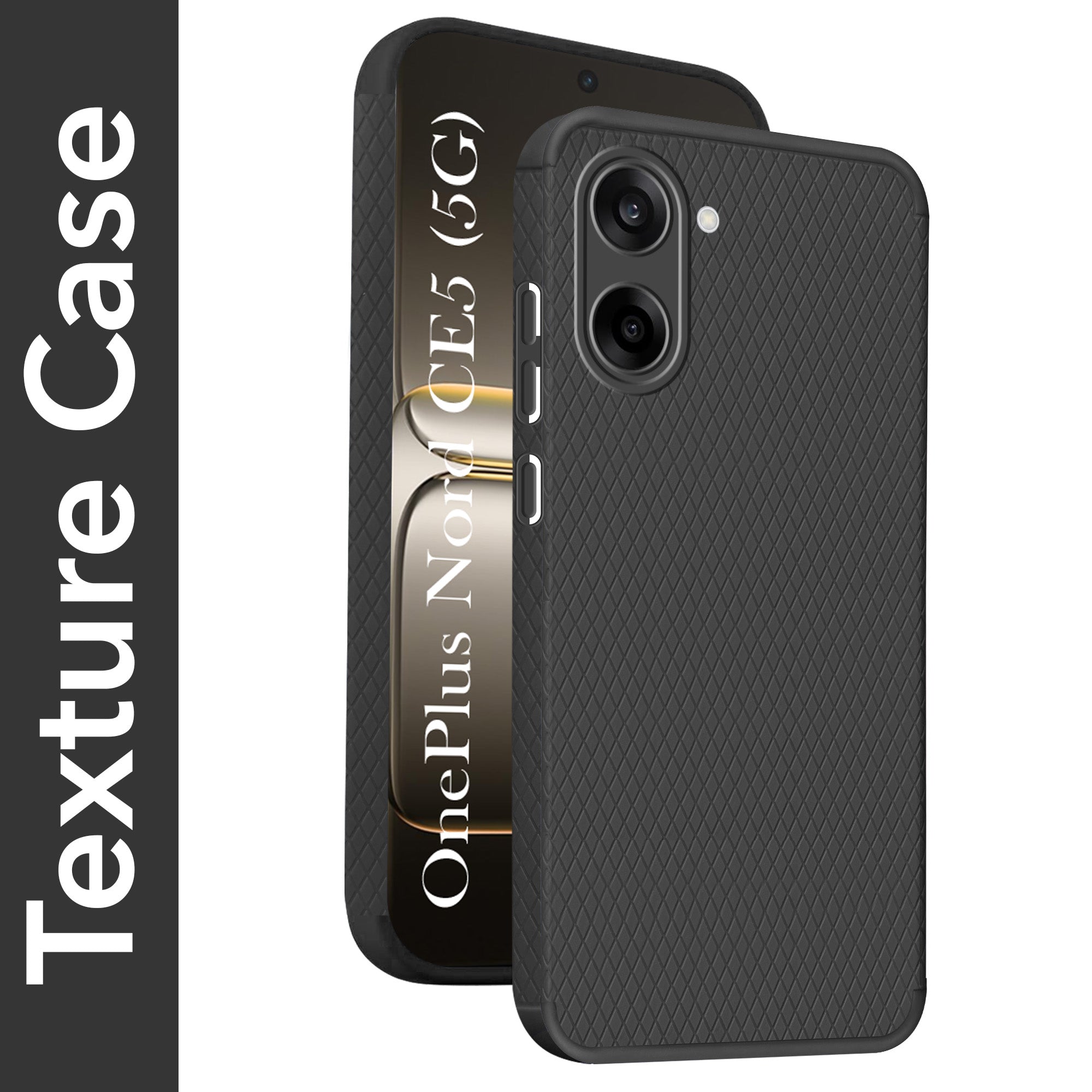 For Oneplus Nord CE 5 Back Cover Case (Liquid Silicone | Side Grip | Camera Protection)