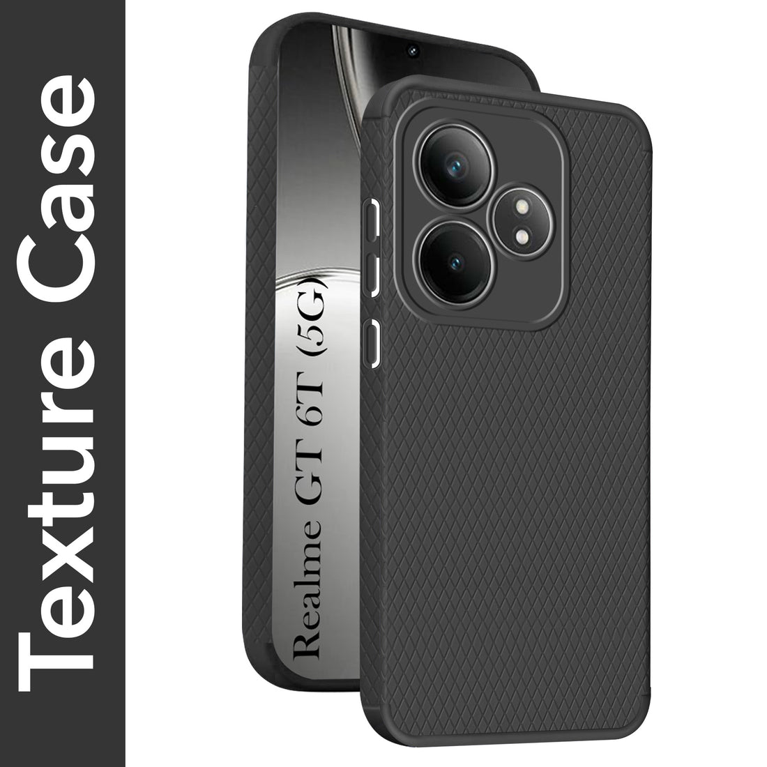 For Realme  GT 6 | GT 6T 5G Back Cover Case (Liquid Silicone | Side Grip | Camera Protection)