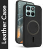 For Motorola Moto Edge 70 Fusion Back Cover Case Leather Finish (MagSafe Compatible Wireless Charging | Soft Touch | Camera Bump Protection)