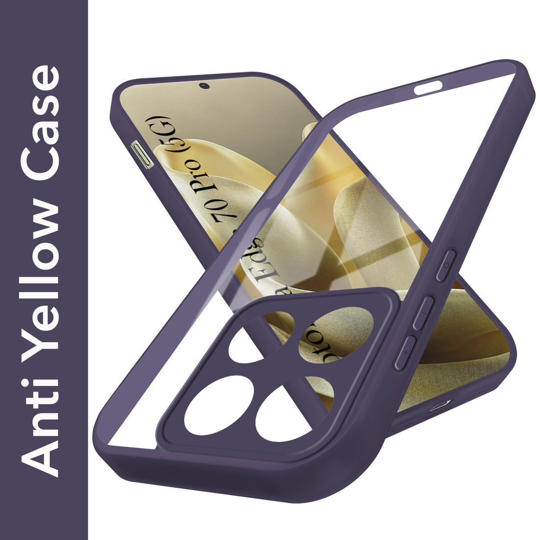 For Motorola Moto Edge 70 Pro Back Cover Case Ultra-Hybrid (Lifetime Anti Yellow | Anti Scratch | Crystal Clear Shockproof)