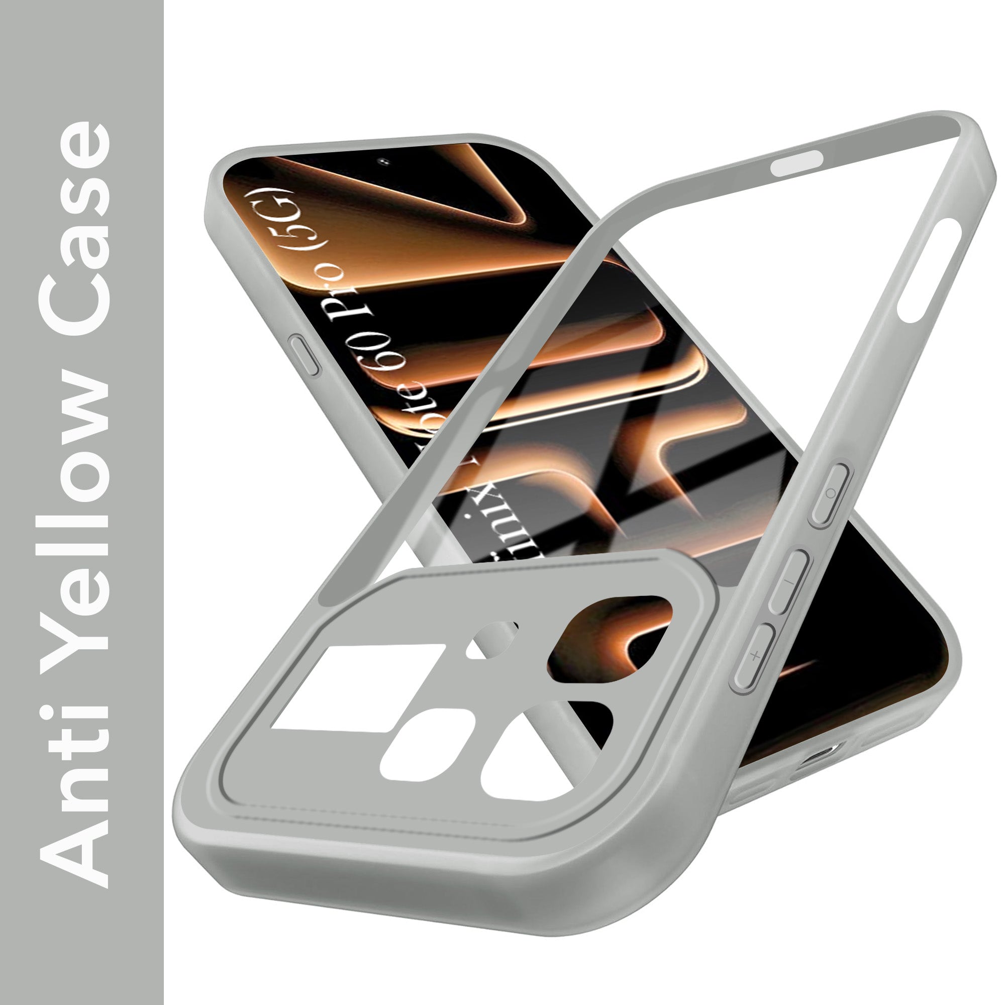 For Infinix Note 60 Pro 5G Back Cover Case Ultra-Hybrid (Lifetime Anti Yellow | Anti Scratch | Crystal Clear Shockproof)