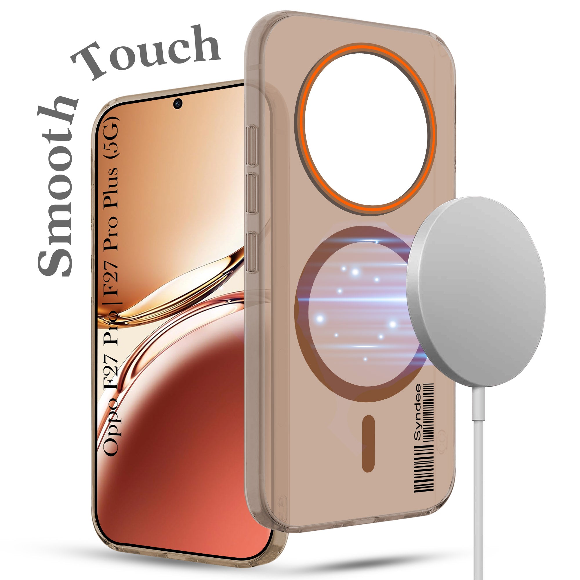 For Oppo F27 Pro | Oppo F27 Pro Plus Back Cover Case (Soft Touch | Camera Bump Protection | MagSafe Compatible | Matte Finish)