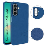 For Samsung Galaxy A26 5G Back Cover Case (Glass Like Camera Protection | Leather Feel | Minimalist Professional Grip)