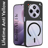 For Redmi A4 5G | Xiaomi Redmi 14C Back Cover Case Lifetime Anti-Yellow Clear (Camera Protection | Side Grip | Wireless MagSafe Compatible)