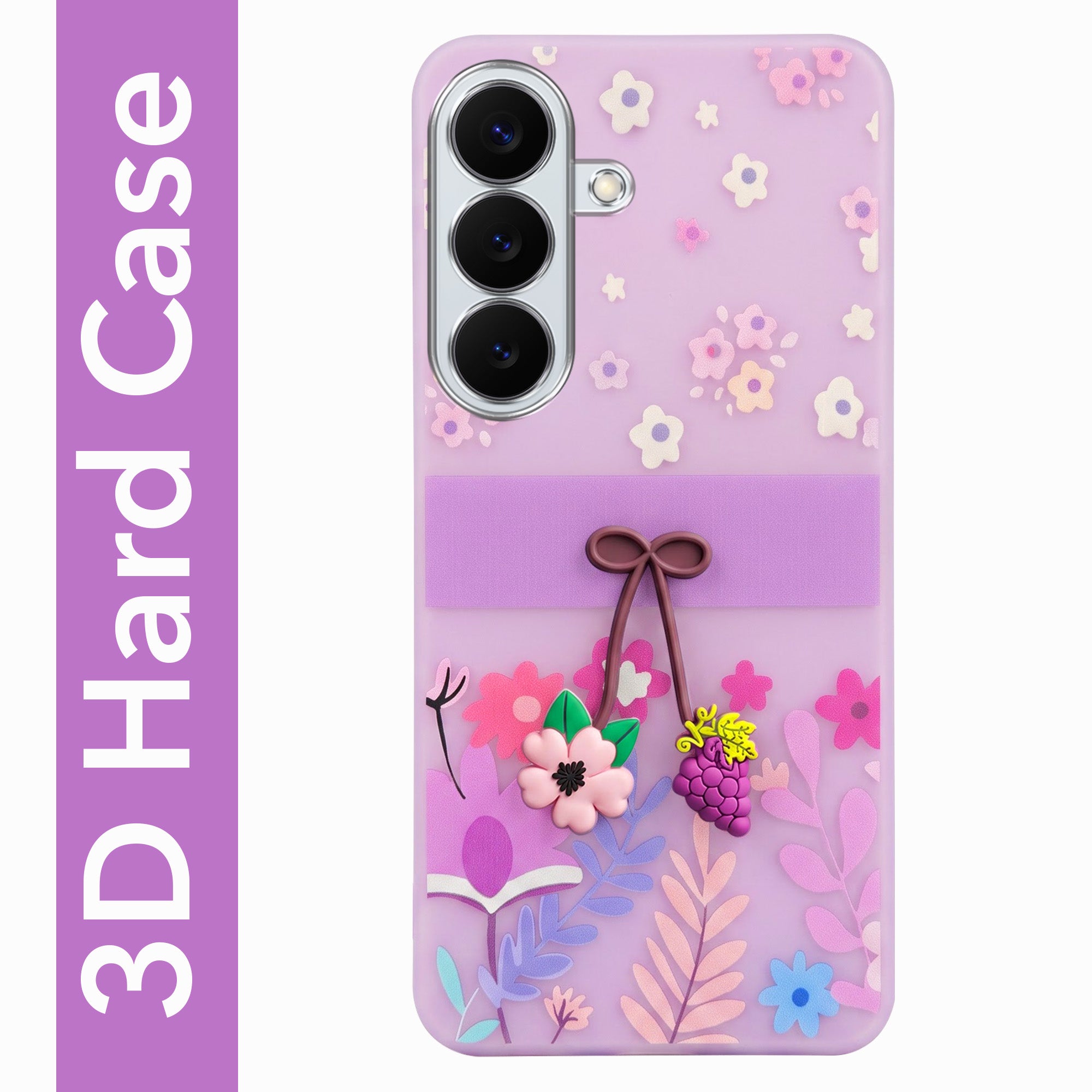 For Samsung Galaxy S26 5G Back Cover Case (3D Cute Cartoons | Hard Back Side Soft | Matte Premium Finish | HD Printing)