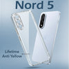 For Oneplus Nord 5 Back Cover Case Lifetime Anti-Yellow Clear (Sleek Hard Crystal | Shockproof and Camera Protection)