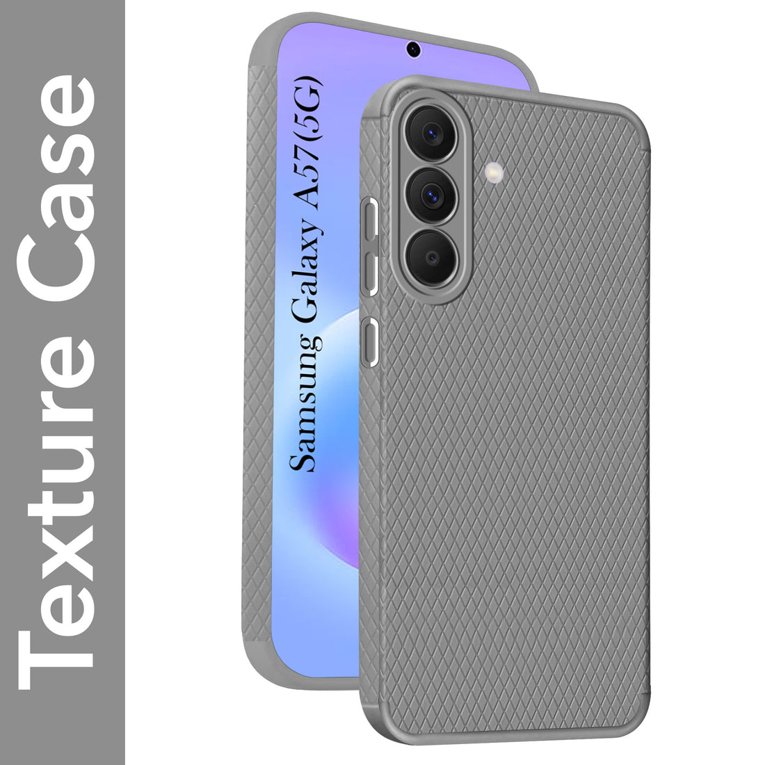 For Samsung Galaxy A57 5G Back Cover Case Liquid Silicone (Camera Protection | Side Grip Texture | Soft and Flexible)
