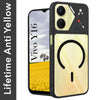 For Vivo Y16 Back Cover Case Lifetime Anti-Yellow Clear (Camera Protection | Side Grip | Wireless MagSafe Compatible)