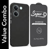 For Poco X8 Pro 5G Combo with Back Cover and 9H Tempered Glass (Liquid Silicone | Camera Protection | Oleophobic Coating Screen Glass)