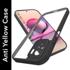 For Redmi Note 10 | Note 10S Back Cover Case Ultra-Hybrid (Lifetime Anti Yellow | Anti Scratch | Crystal Clear Shockproof)