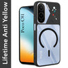 For Poco C81 Back Cover Case Lifetime Anti-Yellow Clear (Camera Protection | Side Grip | Wireless MagSafe Compatible)