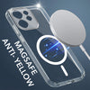 For Oppo Reno 15c Back Cover Case Lifetime Anti-Yellow MagSafe Compatible Clear (Sleek Hard Crystal | Shockproof and Camera Protection)