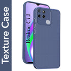 For Realme C12 Back Cover Case Liquid Silicone (Camera Protection | Side Grip Texture | Soft and Flexible)