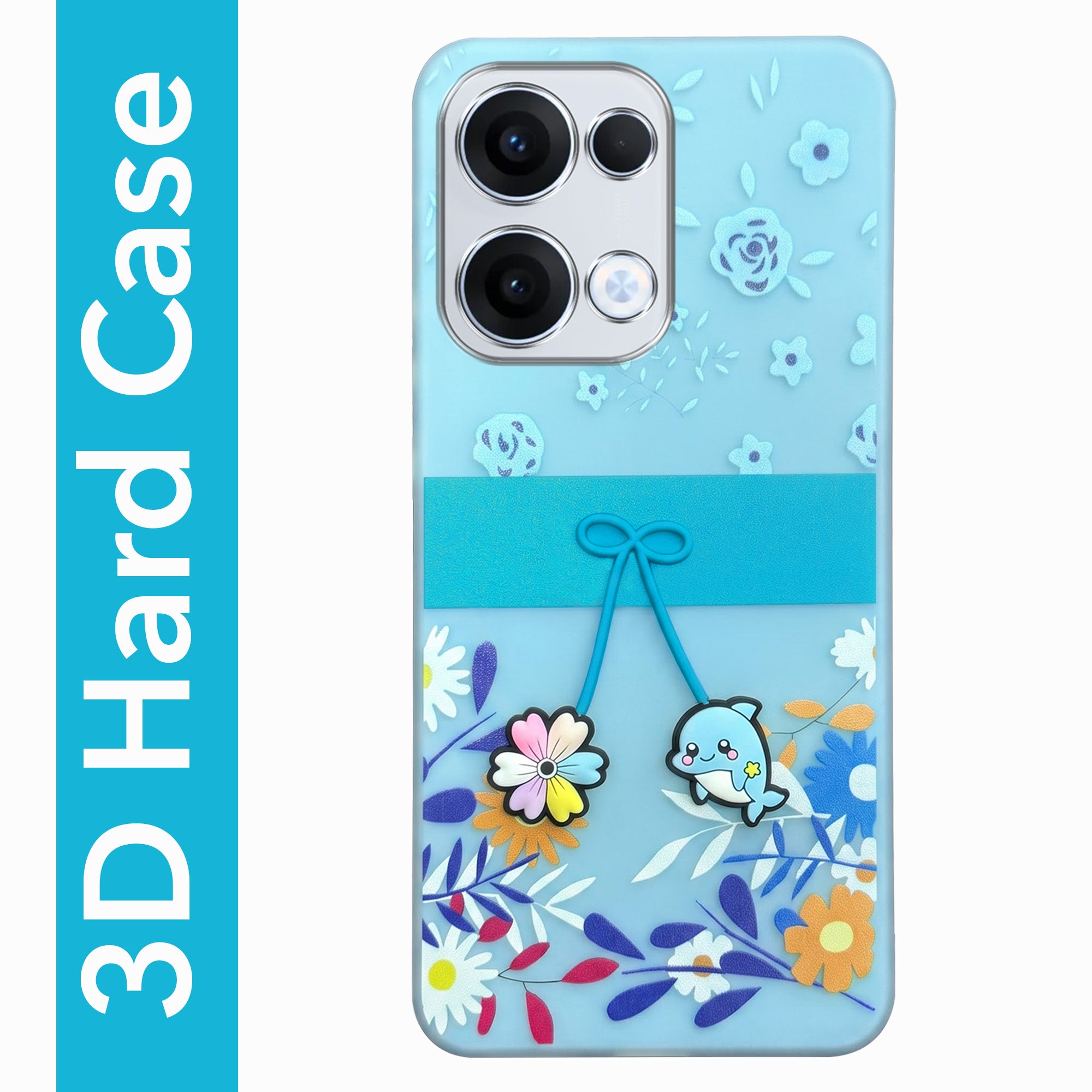 For Oppo Reno13 | Oppo Reno 13 Back Cover Case (3D Cute Cartoons | Hard Back Side Soft | Matte Premium Finish | HD Printing) (Copy) (Copy)