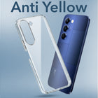For Realme P4 Lite 5G | Narzo 100 Lite 5G Back Cover Case Lifetime Anti-Yellow Clear (Sleek Hard Crystal | Shockproof and Camera Protection)
