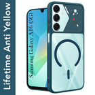 For Samsung Galaxy A16 5G Back Cover Case Lifetime Anti-Yellow Clear (Camera Protection | Side Grip | Wireless MagSafe Compatible)