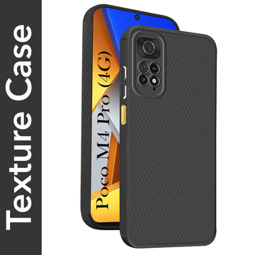For Poco M4 Pro 4G Back Cover Case (Liquid Silicone | Side Grip | Camera Protection)