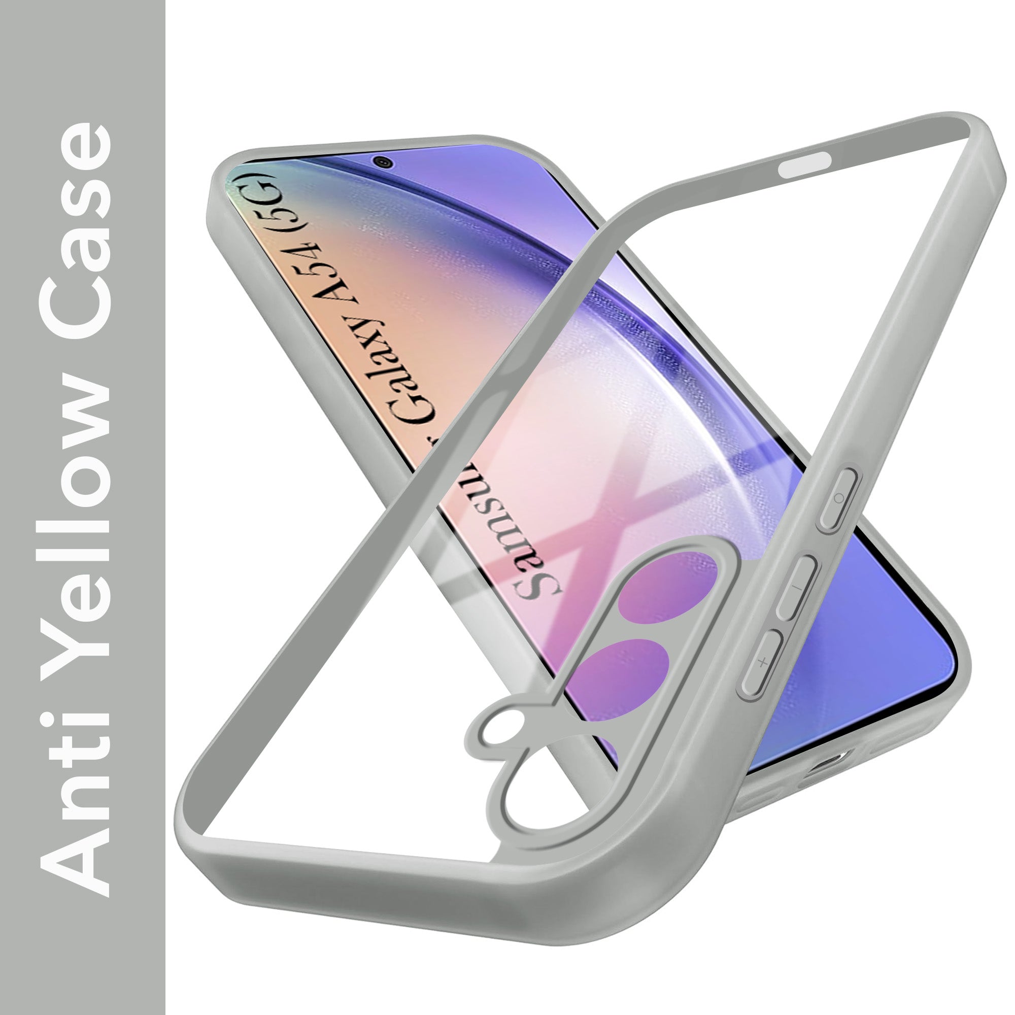 For Samsung Galaxy A54 5G Back Cover Case Ultra-Hybrid (Lifetime Anti Yellow | Anti Scratch | Crystal Clear Shockproof)