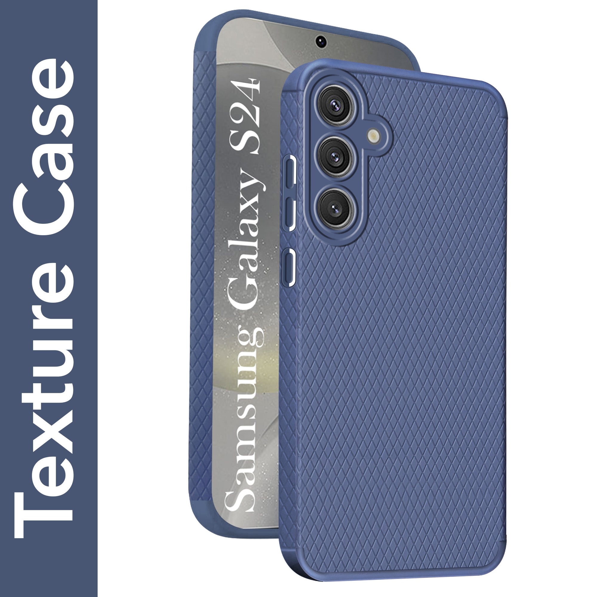 For Samsung Galaxy S24 Back Cover Case (Liquid Silicone | Side Grip | Camera Protection)
