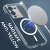 For Vivo V25 Pro Back Cover Case Lifetime Anti-Yellow MagSafe Compatible Clear (Sleek Hard Crystal | Shockproof and Camera Protection)
