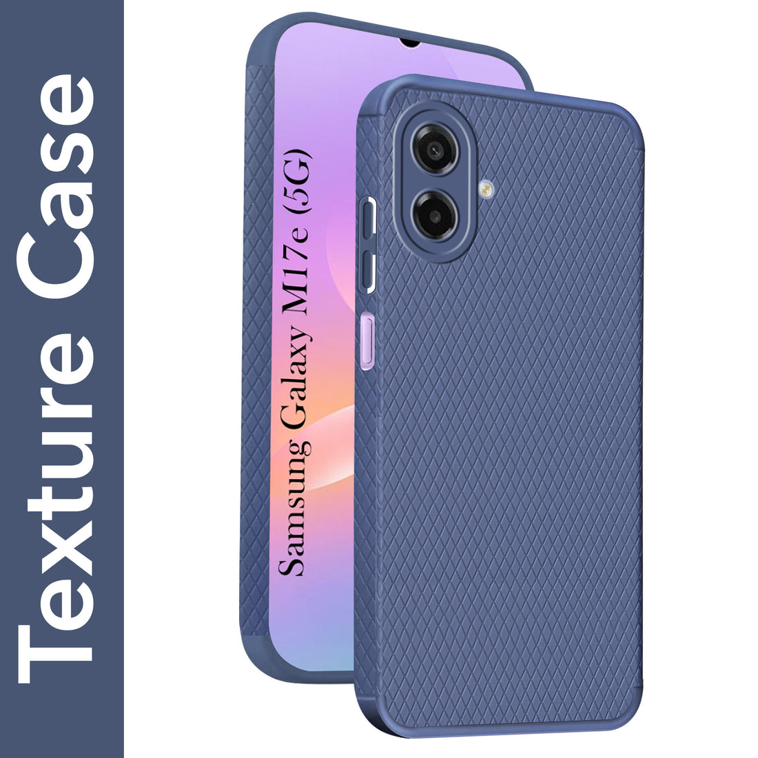 For Samsung Galaxy M17e Back Cover Case Liquid Silicone (Camera Protection | Side Grip Texture | Soft and Flexible)