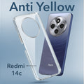 For Redmi A4 5G | Xiaomi Redmi 14C Back Cover Case (Hard Anti Yellow Clear Case | Sleek Hard Crystal Clear | Drop & Camera Protection | Shockproof Polycarbonate)