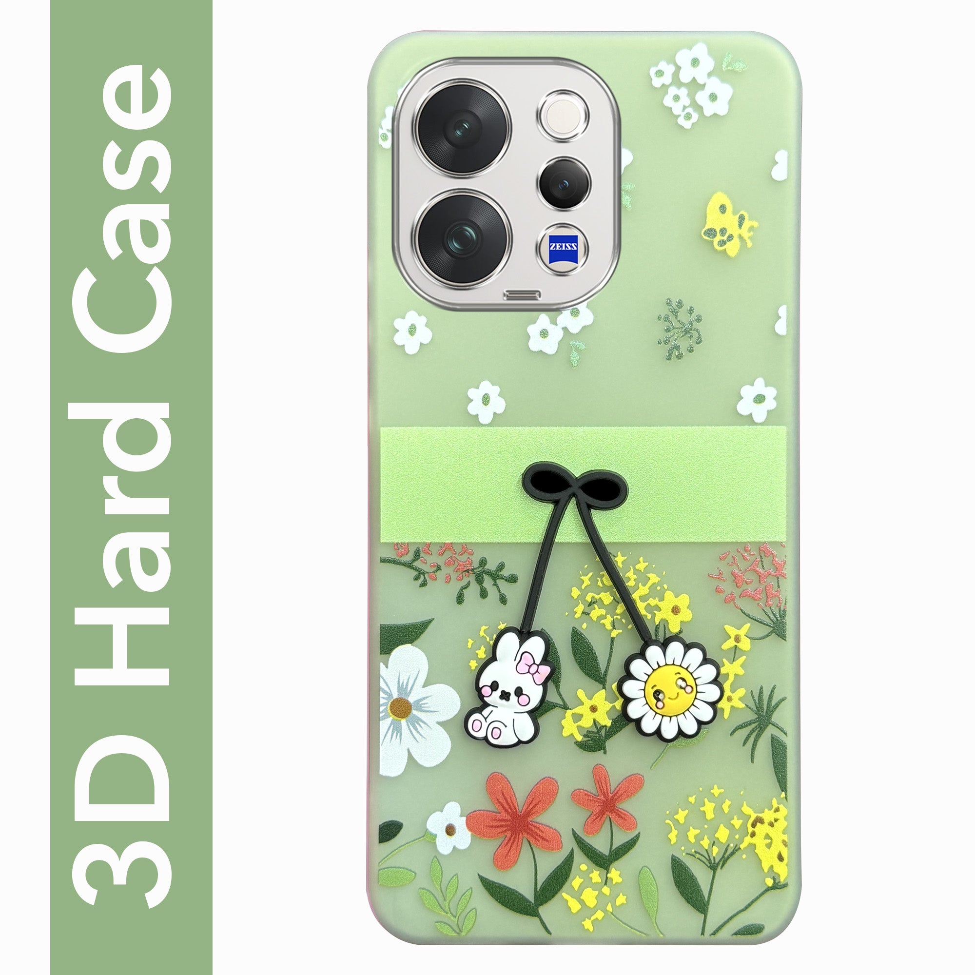 For Vivo V70 | Vivo V70 Elite 5G Back Cover Case (3D Cute Cartoons | Hard Back Side Soft | Matte Premium Finish | HD Printing)