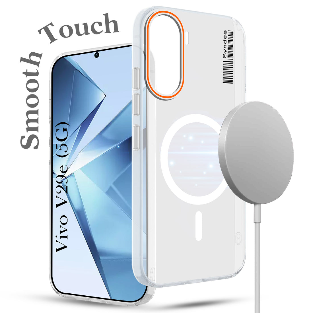 For Vivo V29e 5G Back Cover Case (Soft Touch | Camera Bump Protection | MagSafe Compatible | Matte Finish)