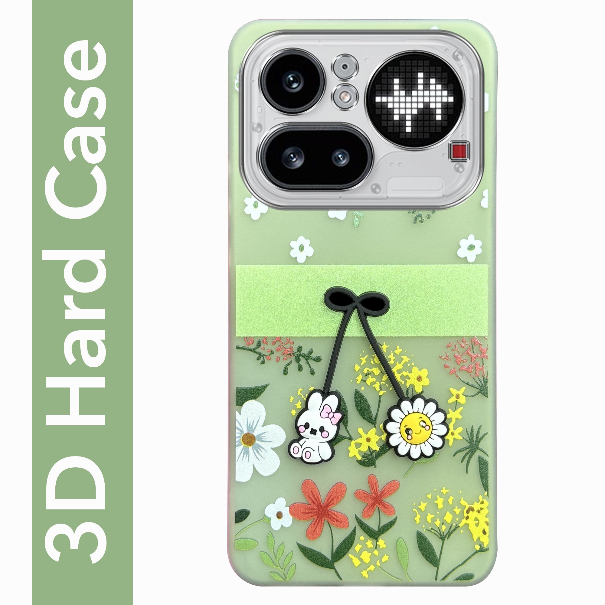 For Nothing Phone 4A Pro 5G Back Cover Case (3D Cute Cartoons | Hard Back Side Soft | Matte Premium Finish | HD Printing)