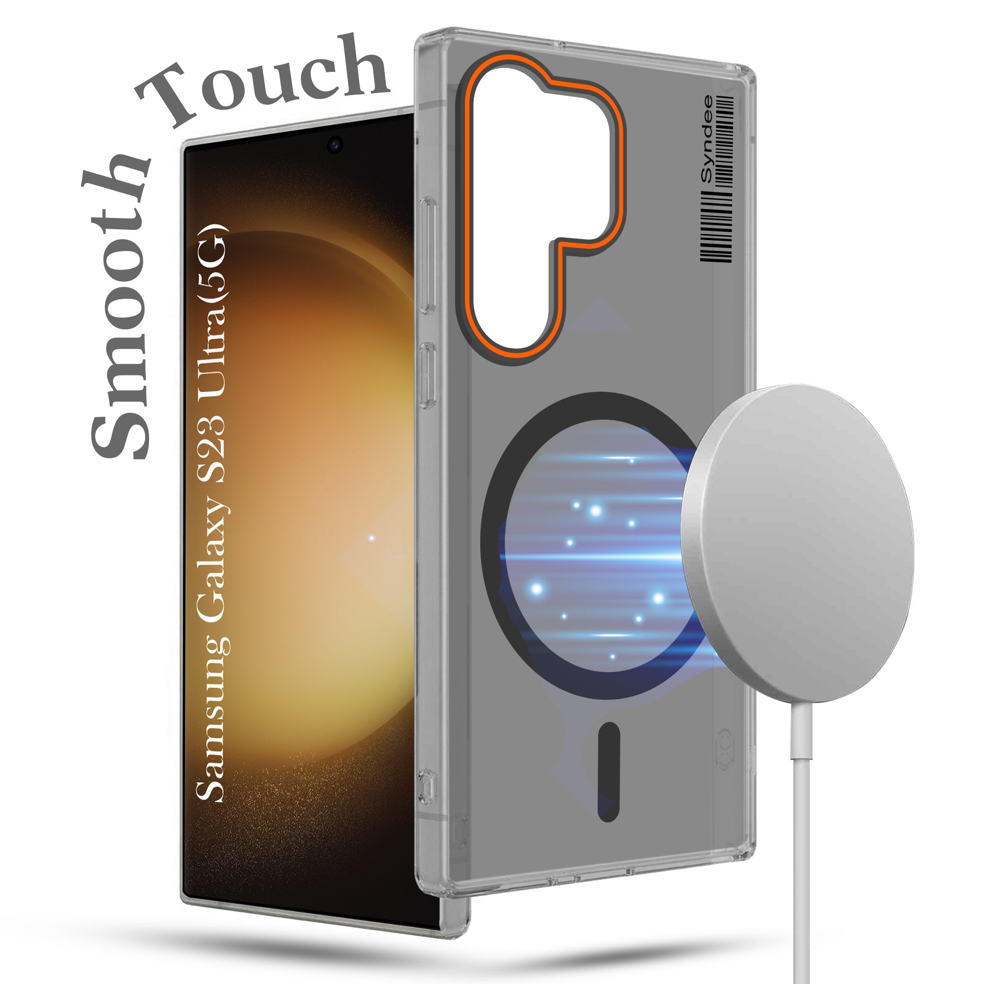 For Samsung Galaxy S23 Ultra 5G Back Cover Case (Soft Touch | Camera Bump Protection | MagSafe Compatible | Matte Finish)