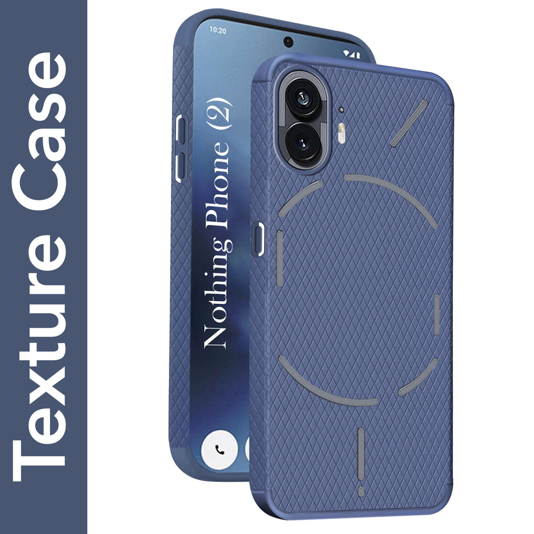For Nothing Phone 2 Back Cover Case (Liquid Silicone | Side Grip | Camera Protection)