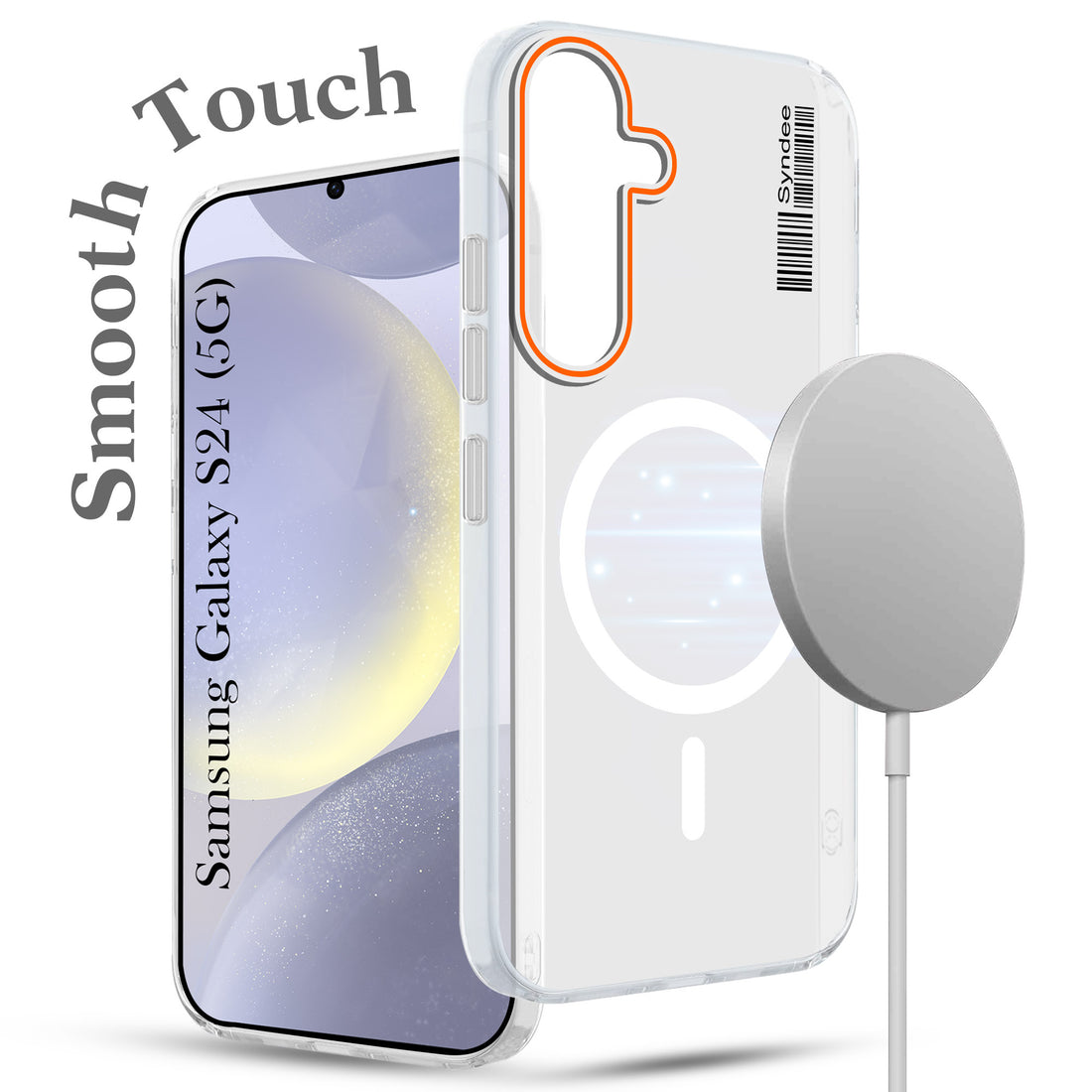 For Samsung Galaxy S24 Back Cover Case (Soft Touch | Camera Bump Protection | MagSafe Compatible | Matte Finish)