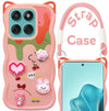 For Motorola Moto Edge 60 Fusion Back Case Cover Strap (3D embossed Figures | Strap Holder | 360* Soft Cushion with Camera Bump)