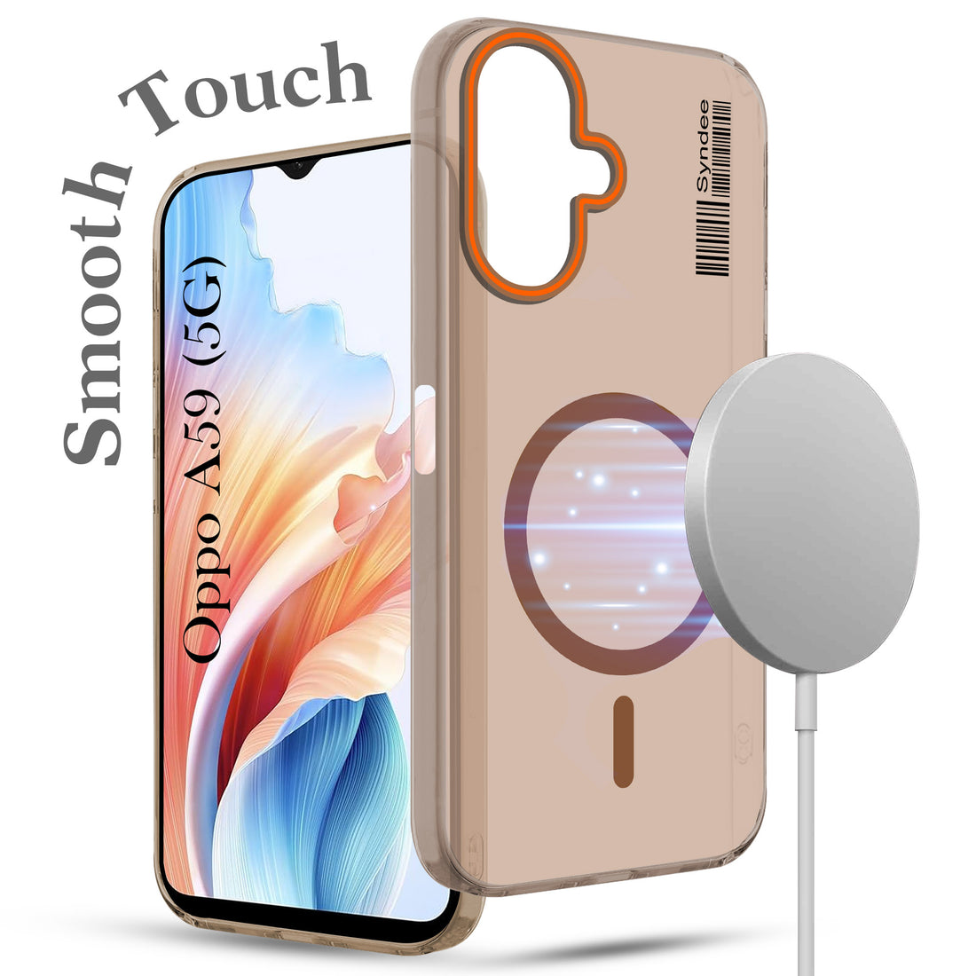 For Oppo A59 5G Back Cover Case (Soft Touch | Camera Bump Protection | MagSafe Compatible | Matte Finish)
