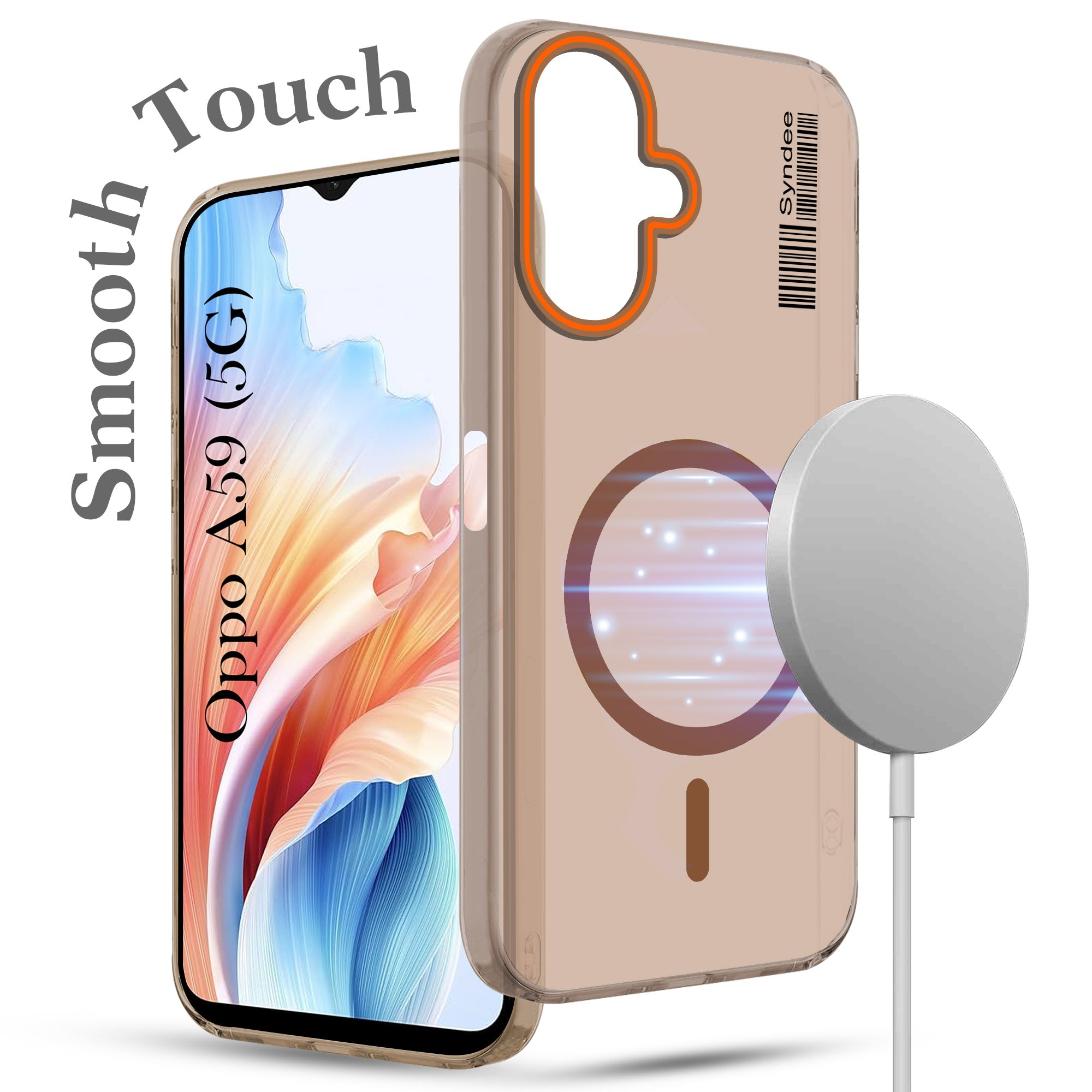 For Oppo A59 5G Back Cover Case (Soft Touch | Camera Bump Protection | MagSafe Compatible | Matte Finish)