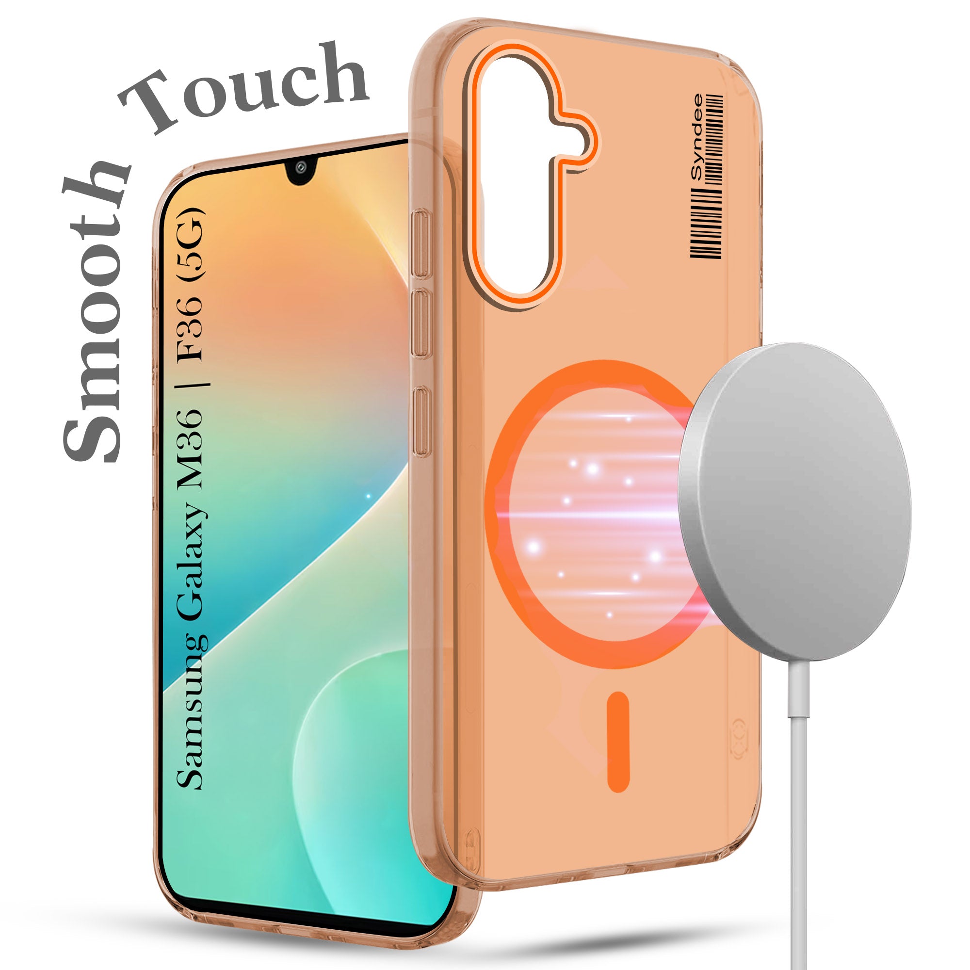 For Samsung Galaxy M36 | Samsung Galaxy F36 Back Cover Case (Soft Touch | Camera Bump Protection | MagSafe Compatible | Matte Finish)