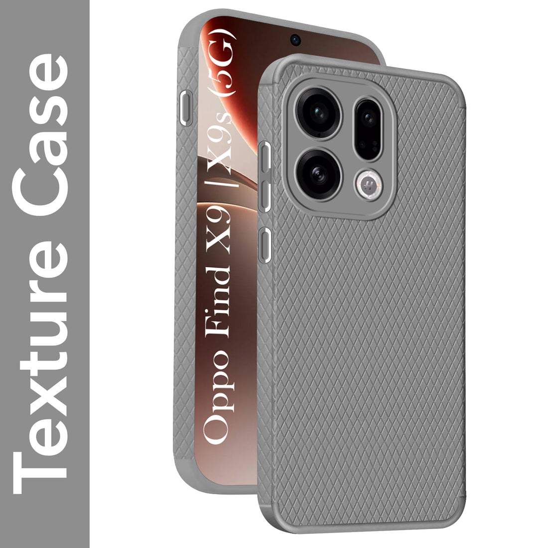 For Oppo Find X9 | Oppo Find X9s Back Cover Case Liquid Silicone (Camera Protection | Side Grip Texture | Soft and Flexible)