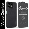 For OnePlus N6 Combo (Textured Grip Design | Micro-Fiber Cloth Inside | Oleophobic Coating Screen Glass)