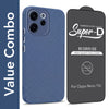For Oppo Reno 15c Combo with Back Cover and 9H Tempered Glass (Liquid Silicone | Camera Protection | Oleophobic Coating Screen Glass)