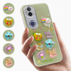 For Vivo T4R Back Cover Case (3D Cute Cartoons | Hard Back Side Soft | Matte Premium Finish | HD Printing)