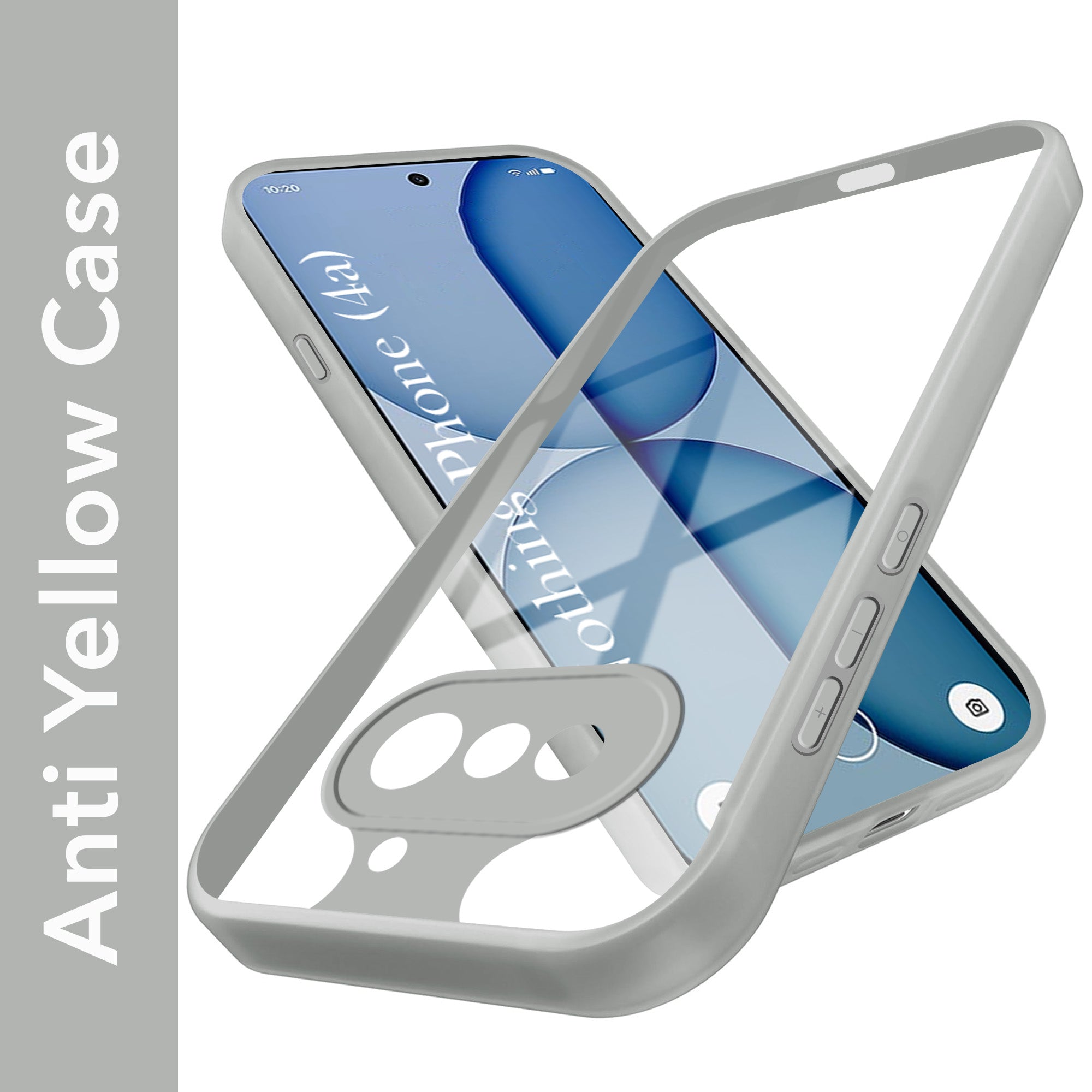 For Nothing Phone 4A 5G  Back Cover Case Ultra-Hybrid (Lifetime Anti Yellow | Anti Scratch | Crystal Clear Shockproof)