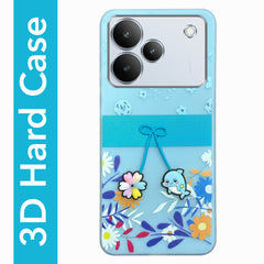 For Realme P4 Back Cover Case (3D Cute Cartoons | Hard Back Side Soft | Matte Premium Finish | HD Printing)