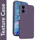 For Motorola Moto G45 Back Cover Case Liquid Silicone (Camera Protection | Side Grip Texture | Soft and Flexible)