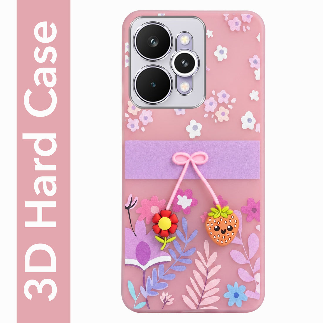 For Realme 15 Pro Back Cover Case (3D Cute Cartoons | Hard Back Side Soft | Matte Premium Finish | HD Printing)